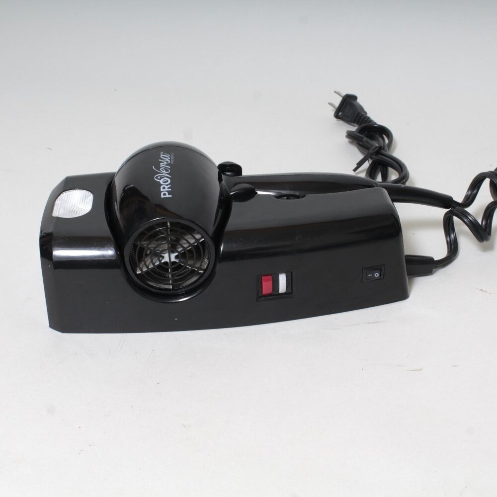 Jerdon ProVersa 1600 W Pro Wall Mount Hair Blow Dryer Black JWM8CB